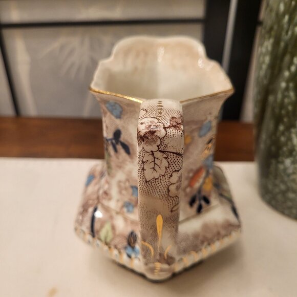 Victorian Era Keeling Staffordshire Losol Ware Jug Pitcher - Picture 5 of 10